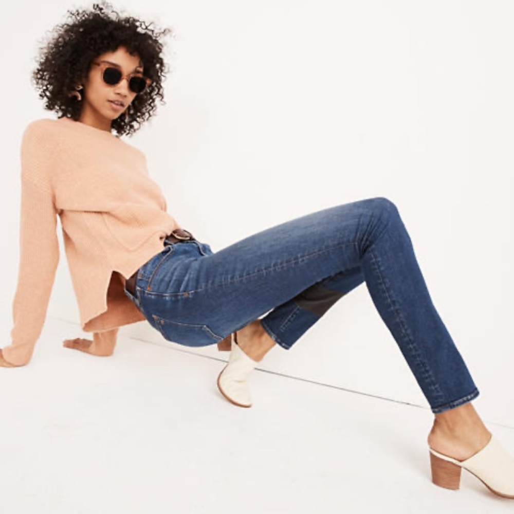 Madewell 8” Skinny Jeans in Ames Wash Size 28